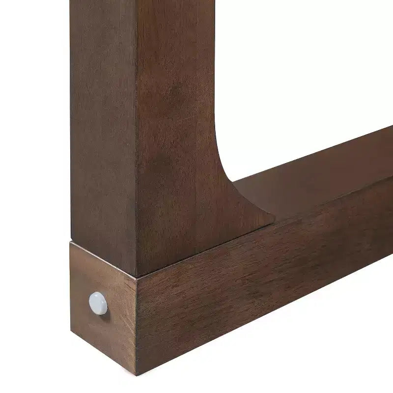 Table à manger extensible rectangulaire Noyer/Naturel, 4 places